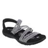 Skechers Womens Reggae Slim - Sweet Route Womens Sandal - Black -Shoes Shop US 01 202492 00