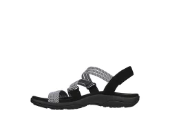 Skechers Womens Reggae Slim - Sweet Route Womens Sandal - Black -Shoes Shop US 01 202492 02