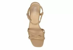Michael By Michael Shannon Womens Lulu Wedge Sandal - Beige -Shoes Shop US 01 202505 05