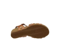 Bjorndal Womens Lily Wedge Sandal - Tan -Shoes Shop US 01 202508 06