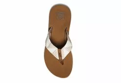 Reef Womens Spring Woven Flip Flop Sandal - Tan -Shoes Shop US 01 202598 02