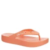 Crocs Womens Classic Platform Flip Flop Sandal - Orange -Shoes Shop US 01 202634 00