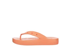 Crocs Womens Classic Platform Flip Flop Sandal - Orange 12 Crocs Womens Classic Platform Flip Flop Sandal - Orange -Shoes Shop US 01 202634 03