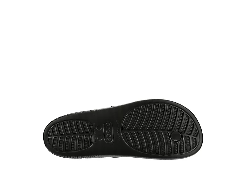 Crocs Womens Classic Platform Flip Flop Sandal - Black 9 Crocs Womens Classic Platform Flip Flop Sandal - Black - Image 7
