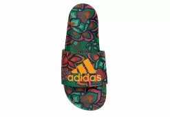 Adidas Womens Adilette Comfort Slide Sandal - Green -Shoes Shop US 01 202664 05