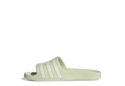 Adidas Womens Adilette Aqua Slide Sandal - Pale Green -Shoes Shop US 01 202665 02
