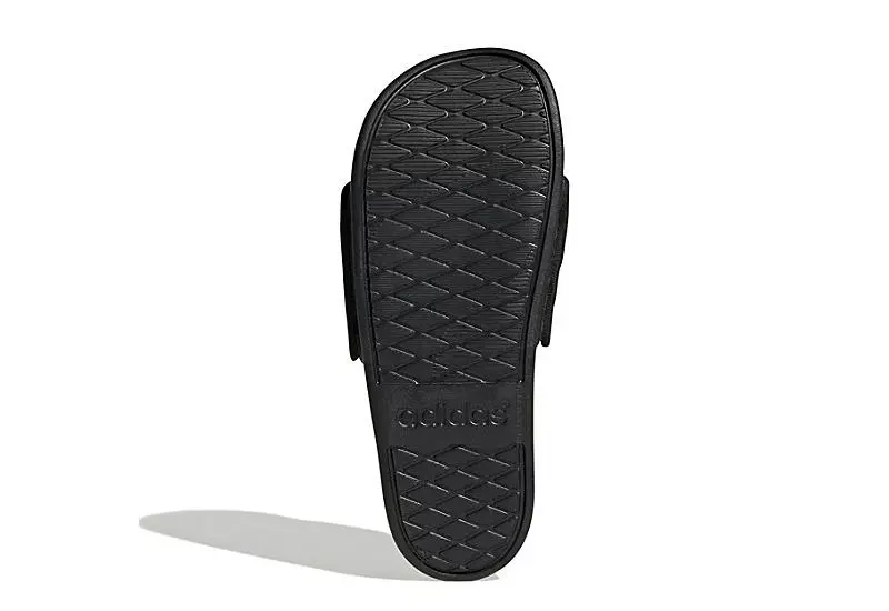 Adidas Womens Adilette Comfort Slide Sandal - Black 7 Adidas Womens Adilette Comfort Slide Sandal - Black - Image 5