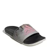 Adidas Womens Adilette Comfort Slide Sandal - Grey