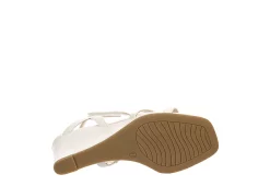 Michael By Michael Shannon Womens Lulu Wedge Sandal - White -Shoes Shop US 01 202740 06
