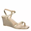 Maripé Maripe Womens Lexie Wedge Sandal - Gold -Shoes Shop US 01 202778 00