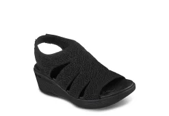 Skechers Womens Pier Lite-memory Maker Sandal - Black
