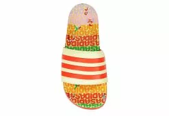 Adidas Womens Adilette Comfort Slide Sandal - Pale Yellow 14 Adidas Womens Adilette Comfort Slide Sandal - Pale Yellow -Shoes Shop US 01 203098 05