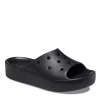Crocs Womens Classic Platform Slide Sandal - Black