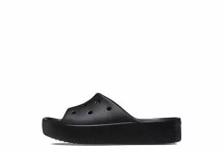 Crocs Womens Classic Platform Slide Sandal - Black -Shoes Shop US 01 203135 02