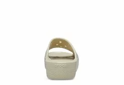 Crocs Womens Classic Platform Slide Sandal - Bone -Shoes Shop US 01 203138 03