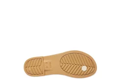 Crocs Womens Tulum Flip Flop Sandal - Off White -Shoes Shop US 01 203140 05