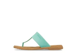 Crocs Womens Tulum Flip Flop Sandal - Pale Green -Shoes Shop US 01 203141 02