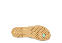 Crocs Womens Tulum Flip Flop Sandal - Pale Green -Shoes Shop US 01 203141 05