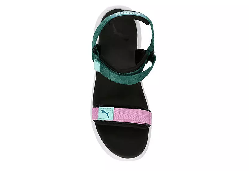 Puma Womens Sportie Vola Sandal - Green 8 Puma Womens Sportie Vola Sandal - Green - Image 6