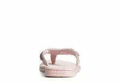 Sperry Womens Seafish Iridescent Sparkle Flip Flop Sandal - Blush -Shoes Shop US 01 203196 02