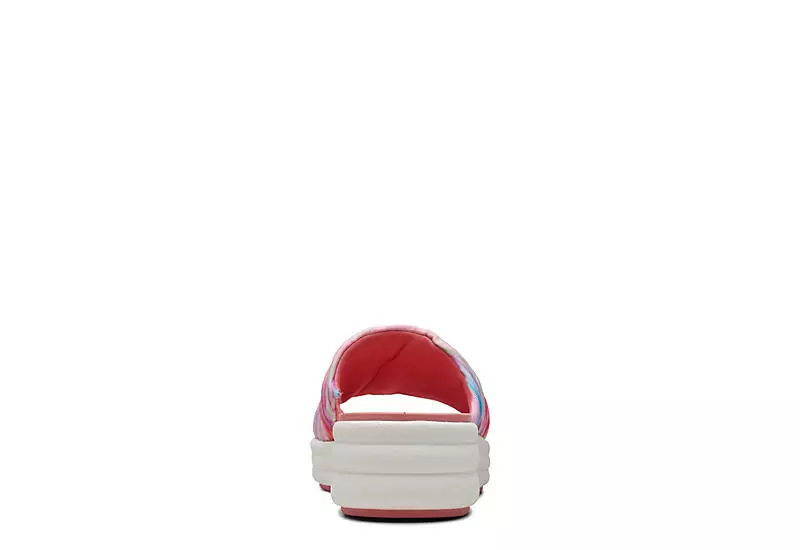 Clarks Womens Drift Petal Slide Sandal - Multicolor 7 Clarks Womens Drift Petal Slide Sandal - Multicolor - Image 5