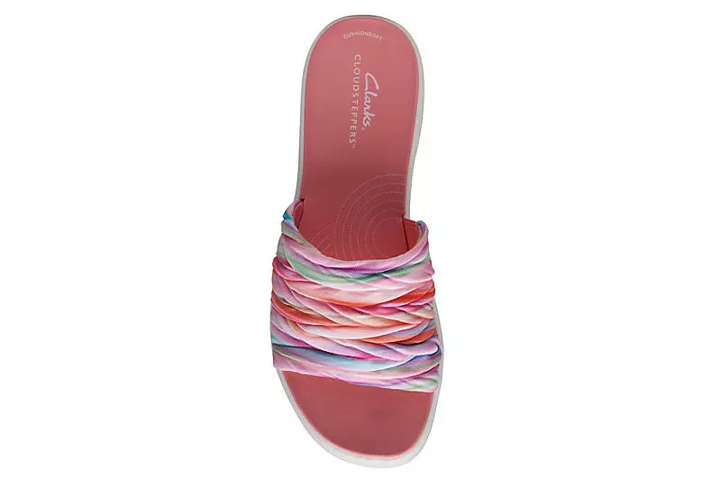 Clarks Womens Drift Petal Slide Sandal - Multicolor 8 Clarks Womens Drift Petal Slide Sandal - Multicolor - Image 6