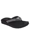Skechers Womens Lotus Bae Flip Flop Sandal - Black