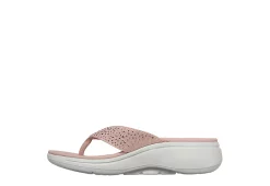 Skechers Womens Dazzle- Arch Fit Flip Flop Sandal - Pink -Shoes Shop US 01 203276 02