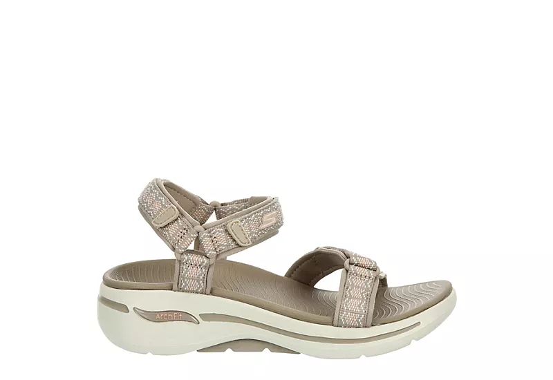 Skechers Womens Affinity Sandal - Taupe 4 Skechers Womens Affinity Sandal - Taupe - Image 2
