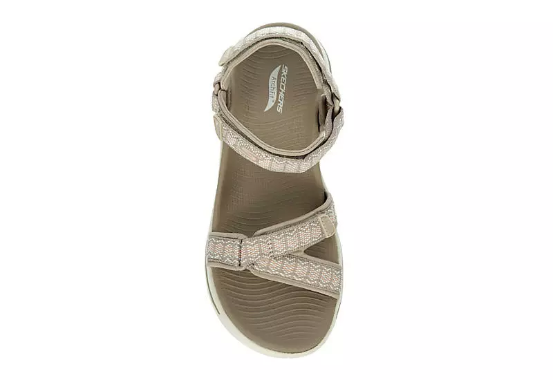 Skechers Womens Affinity Sandal - Taupe 8 Skechers Womens Affinity Sandal - Taupe - Image 6