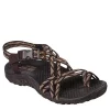 Skechers Womens Reggae Irie Mon Trail Grazer Outdoor Sandal - Chocolate -Shoes Shop US 01 203282 00