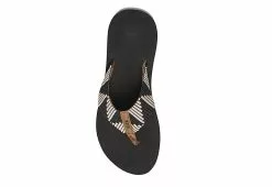 Reef Womens Spring Woven Flip Flop Sandal - Black -Shoes Shop US 01 203287 02