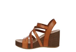 Xappeal Womens Maggy Wedge Sandal - Cognac -Shoes Shop US 01 203298 03