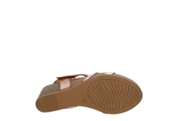Xappeal Womens Maggy Wedge Sandal - Cognac -Shoes Shop US 01 203298 06