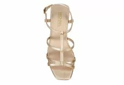 Michael By Michael Shannon Womens Natalia Wedge Sandal - Gold -Shoes Shop US 01 203300 05