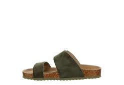 Bjorndal Womens Courtney Footbed Sandal - Olive -Shoes Shop US 01 203304 03