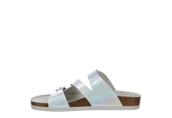 Bjorndal Womens Delaney Footbed Sandal - Silver -Shoes Shop US 01 203311 03