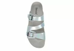 Bjorndal Womens Delaney Footbed Sandal - Silver -Shoes Shop US 01 203311 05