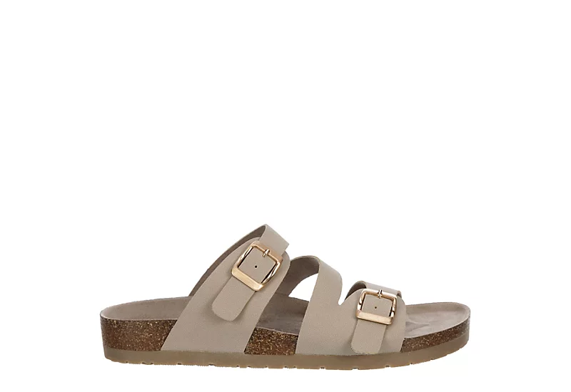 Bjorndal Womens Delaney Footbed Sandal - Taupe 4 Bjorndal Womens Delaney Footbed Sandal - Taupe - Image 2