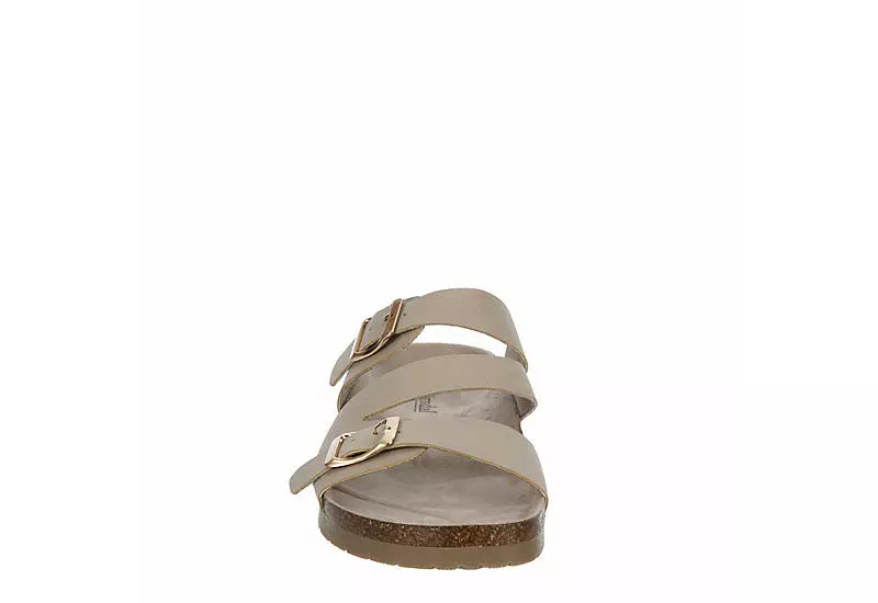 Bjorndal Womens Delaney Footbed Sandal - Taupe 5 Bjorndal Womens Delaney Footbed Sandal - Taupe - Image 3