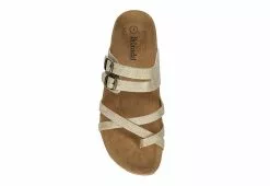 Bjorndal Womens Sami Footbed Sandal - Gold -Shoes Shop US 01 203313 05