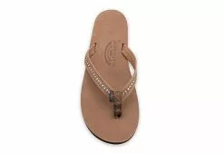 Rainbow Sandals Womens Crystal Collection Flip Flop Sandal - Brown -Shoes Shop US 01 203323 05