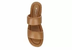 Xappeal Womens Bethany Wedge Sandal - Tan -Shoes Shop US 01 203326 05