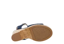 Michael By Michael Shannon Womens Maria Wedge Sandal - Denim -Shoes Shop US 01 203328 06
