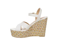 Michael By Michael Shannon Womens Luna Wedge Sandal - White -Shoes Shop US 01 203329 03