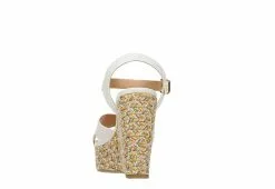 Michael By Michael Shannon Womens Luna Wedge Sandal - White -Shoes Shop US 01 203329 04