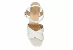 Michael By Michael Shannon Womens Luna Wedge Sandal - White -Shoes Shop US 01 203329 05