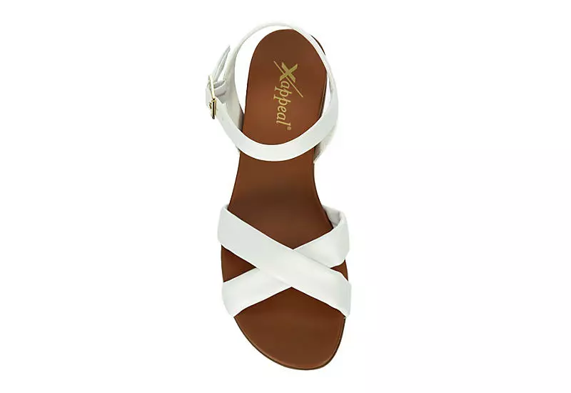 Xappeal Womens Rayna Sandal - White 8 Xappeal Womens Rayna Sandal - White - Image 6