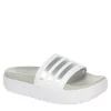 Adidas Womens Adilette Platform Slide Sandal - White -Shoes Shop US 01 203333 00