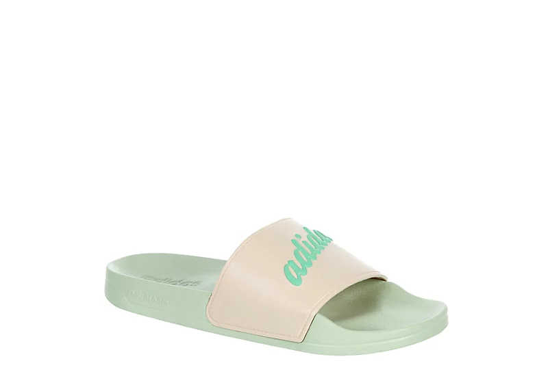 Adidas Womens Adilette Shower Slide Sandal - Pale Pink 3 Adidas Womens Adilette Shower Slide Sandal - Pale Pink